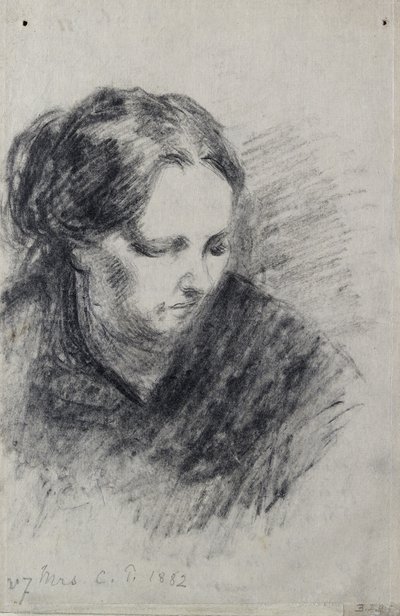 Portrait of Madame Pissarro by Camille Jacob Pissarro
